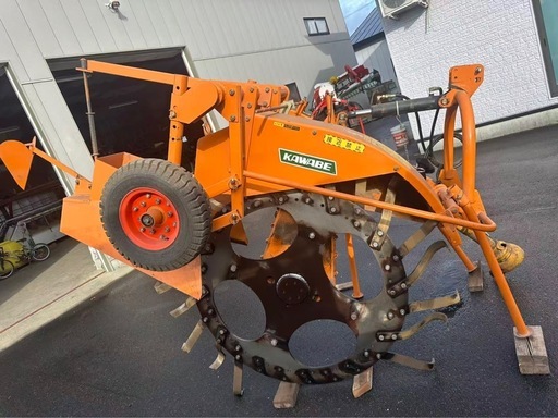 ごぼう・長いも栽培用 部分深耕掘削機 トラクターPTO駆動タイプ 刃新品 中古農機具