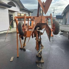 ごぼう・長いも栽培用 部分深耕掘削機 トラクターPTO駆動タイプ 刃新品 中古農機具の画像