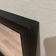 IKEA トフトビーン 75×165 ブラック 全身鏡の画像