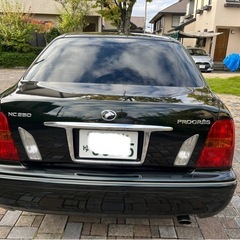 トヨタ　プログレ　2.5L ウォールナットパッケージ　IRバージョン　黒本革の画像