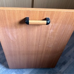 木製 背もたれ付きデスクチェア ベージュ の画像