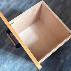 木製 背もたれ付きデスクチェア ベージュ の画像