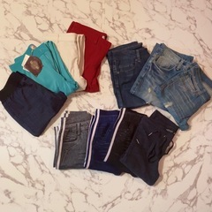 【計23着】レディース冬服まとめ売り★トップス＆ボトムス23着★S〜LLサイズ★コンバース,アンダーアーマー,裏起毛多数トレーナー,パーカー,デニムなど多数♪の画像