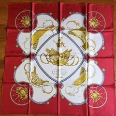 HERMES(エルメス)カレ90 SPRINGS はっと目を奪う鮮やか美。芸術的美麗な大判スカーフ、いかがでしょうか？の画像