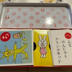 アンパンマンかるた 缶のケース付きの画像