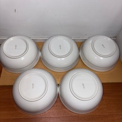 GY1026 美濃焼　花吹雪ラーメン丼五色組　の画像