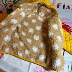 baby服　冬洋服　もこもこ暖かい　80cmの画像
