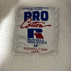 RUSSELL ATHLETIC PRO COTTON スノーグレー M 裏起毛の画像