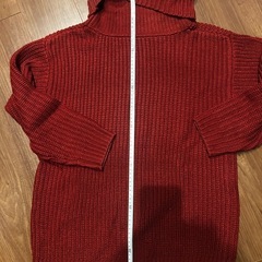 タートルネックセーター　赤　INGNIの画像
