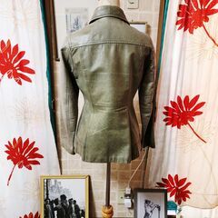 ABAHOUSE(アバハウス) しっとり本革。柔らかなオリーブグリーンの素敵なレザージャケット、いかがでしょうか？の画像