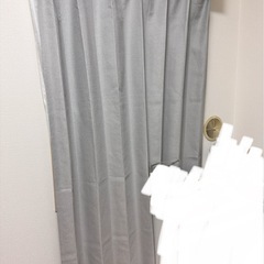 ニトリ 遮光1級･遮熱･遮音カーテン＆遮熱･遮像レース4枚セット(RP002 GY 100X190cmセット)  7349102の画像