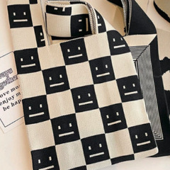 【マルシェバッグ】※未使用品※ニットバッグ トートマルシェバッグの画像