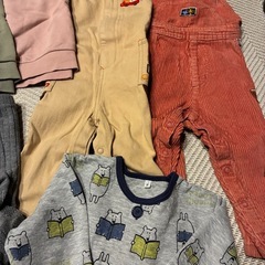 90size冬服女の子12点まとめてコンビミニ無印の画像