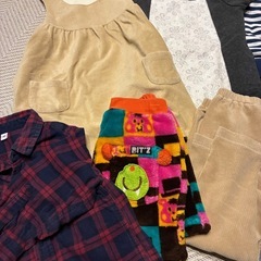 90size冬服女の子12点まとめてコンビミニ無印の画像