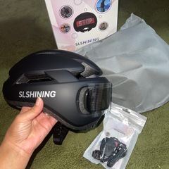 新品レジャー用ヘルメットライトの画像