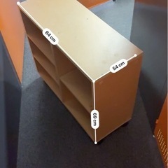 無印　キャスター付きたな棚の画像