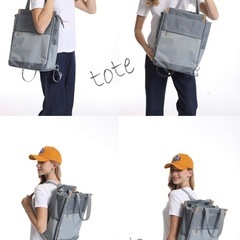 【新品】2WAY リュック トート 撥水 A4収納 通勤 通学 ビジネス 軽量 シンプルの画像