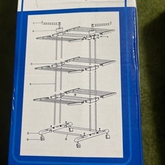 新品ランドリードライヤー 室内用衣類乾燥スタンドの画像