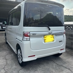 タントカスタム　パールホワイト　県外車両‼️美車‼️の画像