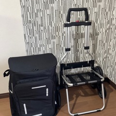 三輪キャリーカート ショッピングカード 配達可能の画像