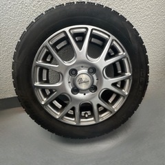 【タイヤラック・ホイール付き】NANKANG スタッドレスタイヤ　155/65R14 4本セットの画像