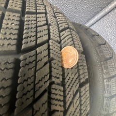 【タイヤラック・ホイール付き】NANKANG スタッドレスタイヤ　155/65R14 4本セットの画像