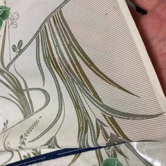 甲斐絹　特選趣味のきもの　グリーンの画像