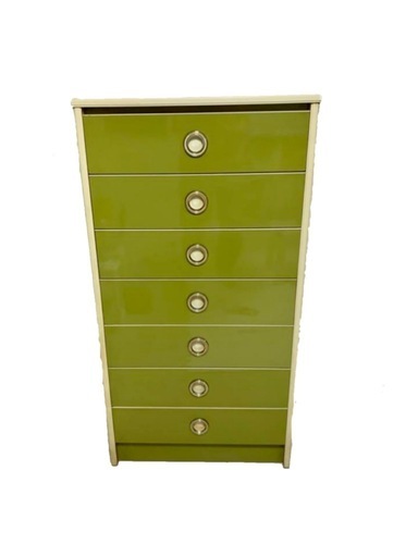 昭和レトロ　ポップ　7段チェスト