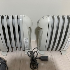 DeLonghiオイルヒーター2つセットの画像