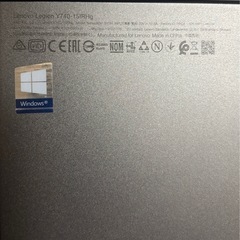 Lenovo Legion Y740-15IRHg RTX2080の画像