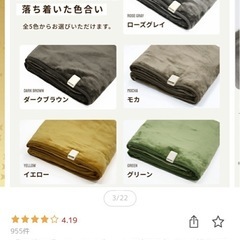 電気毛布2セットの画像