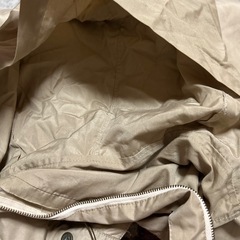 80s ヴィンテージ　ALBERNI ベージュ　アウター　フード付き　メンズ秋冬の画像