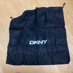 未使用　DKNY ハンドバッグ　ミニボストンバッグ　キャメルイエロー　牛革の画像