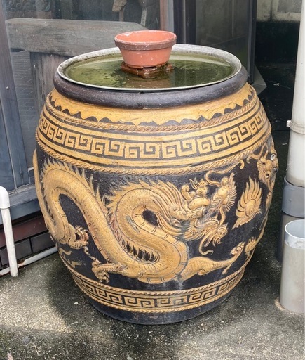 中国陶器　ピータン甕