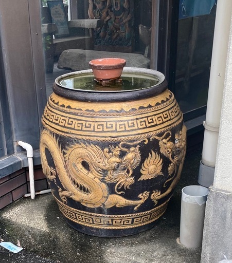 中国陶器　ピータン甕