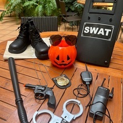 swat⭐︎ポリス⭐︎警察　コスチューム（フル装備）子供120〜130の画像