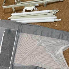 ベッドフェンス　2セット　180cm　140cmの画像