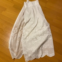 【美品】花柄レースカーテン 2点の画像