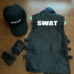 swat⭐︎ポリス⭐︎警察　コスチューム（フル装備）子供120〜130の画像