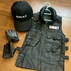 swat⭐︎ポリス⭐︎警察　コスチューム（フル装備）子供120〜130の画像