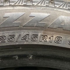 BRIDGESTONE 225/45R18 23年製　冬タイヤの画像