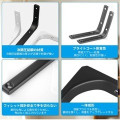Xpang]棚受け金具 400ｍｍ×300ｍｍ×40ｍｍ-8個の画像