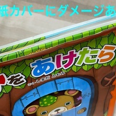 【表紙カバーダメージあり】カバー以外美品！絵本　【ドアをあけたら】の画像