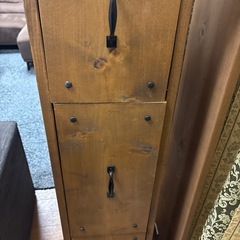 木製アンティークテレビボードの画像