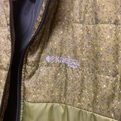 kaepa ダウン グリーンの画像