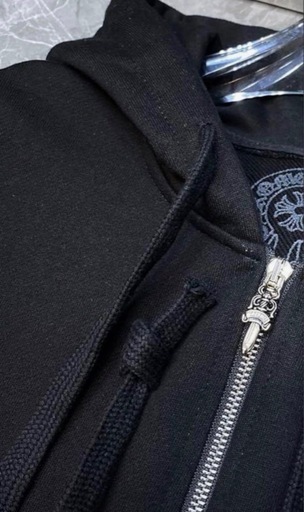 新品未開封 Chrome Hearts ブラックパーカー   