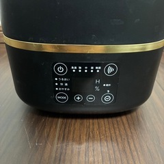 ドウシシャ 加湿器 超音波式 上から給水 抗菌加工 加湿量400ml (木造和室7畳/プレハブ洋室11畳まで) タンク容量4.0L 切タイマー オート運転機能 アロマ機能付 ブラック mistone 400の画像