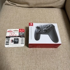 Nintendo Switch 有機ELモデル　プロコン、SDカードつき付きの画像