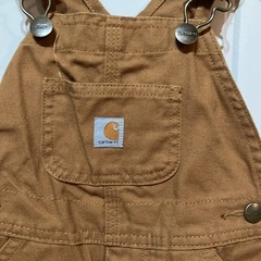 Carhartt オーバーオール 100cm ブラウンの画像