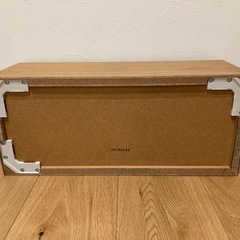 無印良品　壁につけられる家具　箱　オークの画像